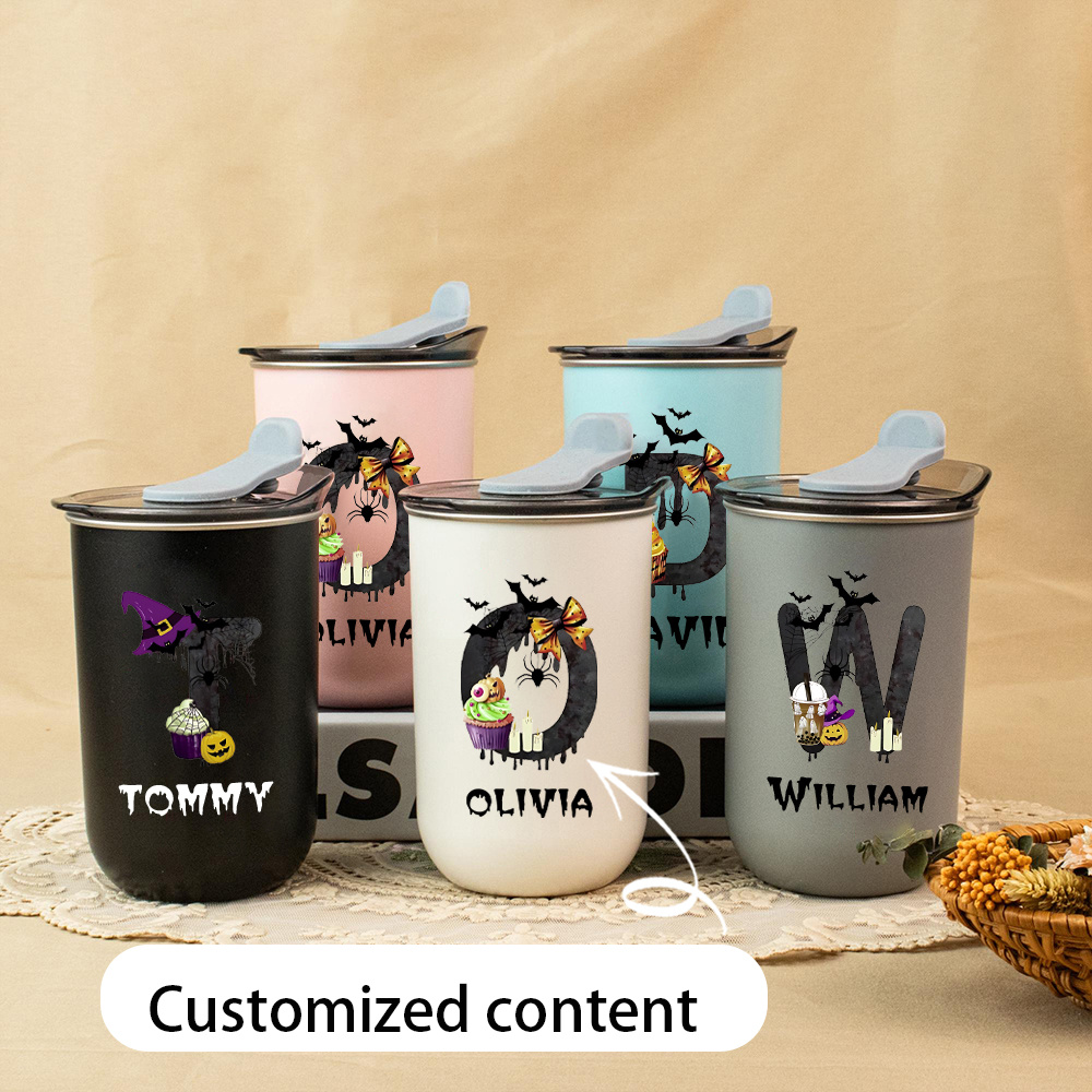 Coffee Equipment With Name - Vaso de Viaje Personalizado de Acero