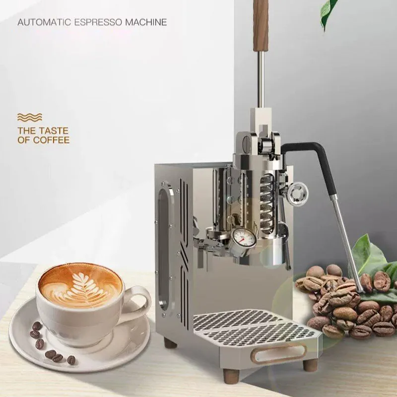 Coffee Equipment For Espresso Machine - Cafetera Espresso Manual de Acero Inoxidable