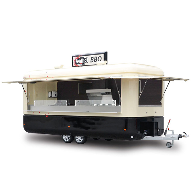 Coffee Equipment Manufacturers - Remolque de concesión para barbacoa, cafetería