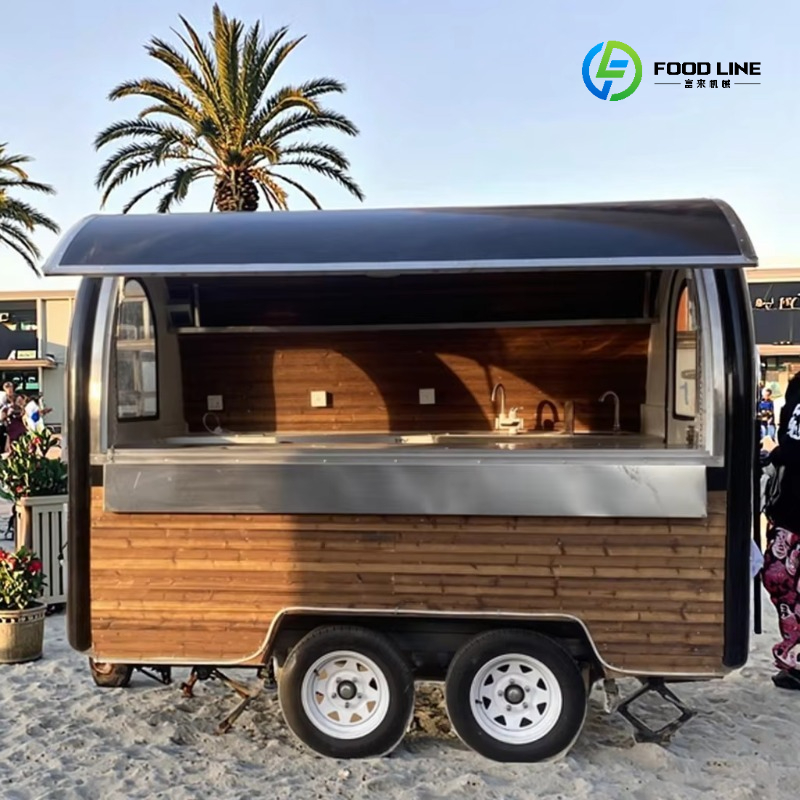 Coffee Equipment Manufacturers - Remolque de Comida Redondo Personalizable con