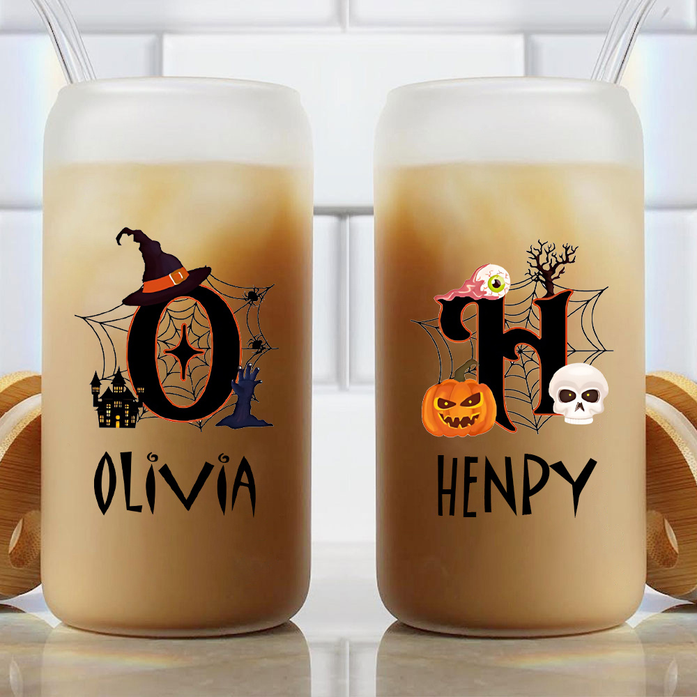 Coffee Equipment With Name - Vaso de Vidrio Personalizado con Nombre