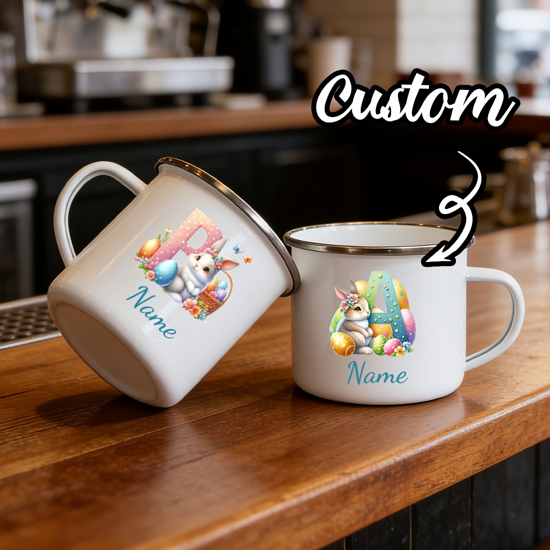Taza Personalizada con Inicial - Coffee Equipment With Name reseña y precio